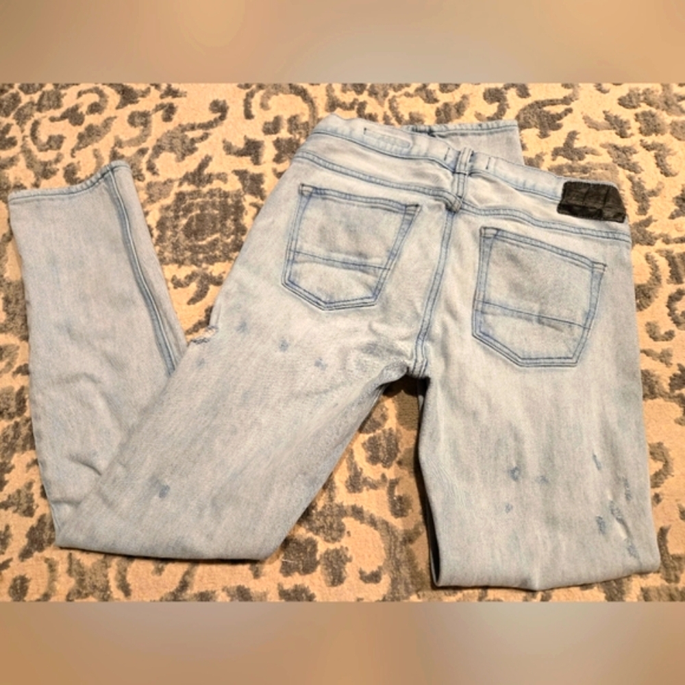 PacSun Light Wash Ripped Skinny Jeans 29x30 - Picture 4 of 6